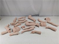 Set of Porcelain Doll Body Parts