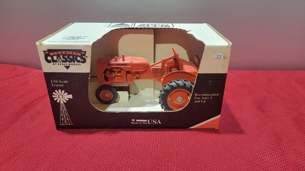 Nib agco allis diecast tractor