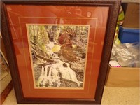 Water Color Eagle Print Signed