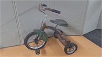 KIDS UNIQUE VINTAGE DUAL DECK METAL TRICYCLE