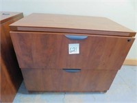Mahogany 2-Drawer File Cabinet (36x30")