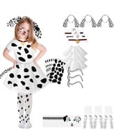 Jiuguva 3 Sets Halloween Dalmatian Costume Set