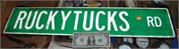 RuckyTucks Road Sign