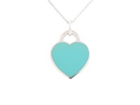 Tiffany & Co. Blue Heart Pendant