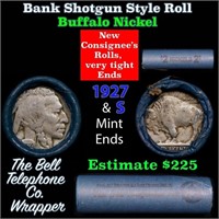 Buffalo Nickel Shotgun Roll in Old Bank Style 'Bel