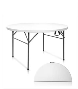 $140Retail- 48in. Folding Round Table

New in