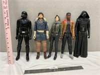 Qty=5 Star Wars 11" Action Figures