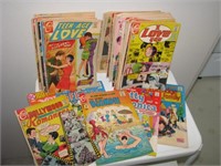 Comic books and vintage teen magazines