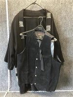 Kimono and Leather Vest Clothes Bundle