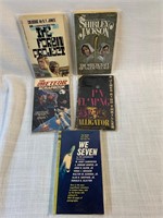 Lot of 5 SciFi paperback Books VTG