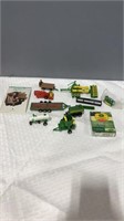 Miscellaneous lot of John Deere toys, playing