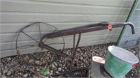 OLD CAST IRON PLOW