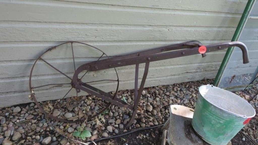 OLD CAST IRON PLOW