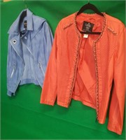Ladies' custom designer leather jackets by Carmin
