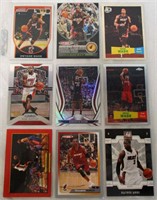 9 Assorted Basketball Cards Dwyane Wade & Others
