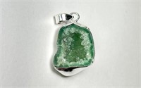 Druzy Stone in Sterling Pendant (Gorgeous) 9 Grams