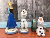 Disney's Frozen resin figures & Ty Olaf