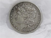 1884 Morgan Silver Dollar