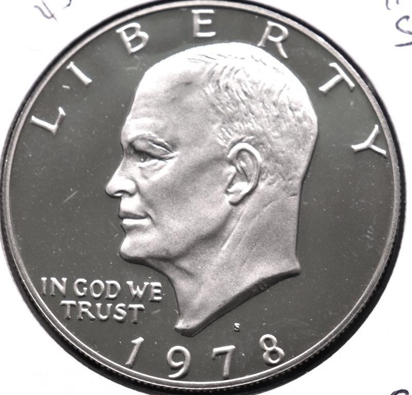 1978 S PROOF IKE DOLLAR