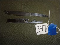 2 Pocket Knives (4" and 5.5" long)