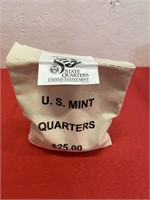 Unopened Bag of US Mint Kentucky Quarters $25