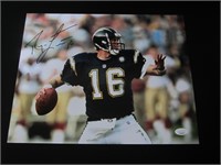 CHARGERS RYAN LEAF SIGNED 11X14 PHOTO JSA