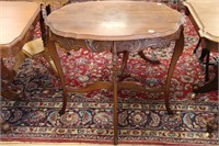 OVAL PARLOR TABLE 30X20X29