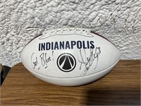 Jeff Saturday Autographed Football