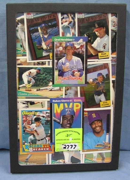 Collection of vintage all star baseball cards