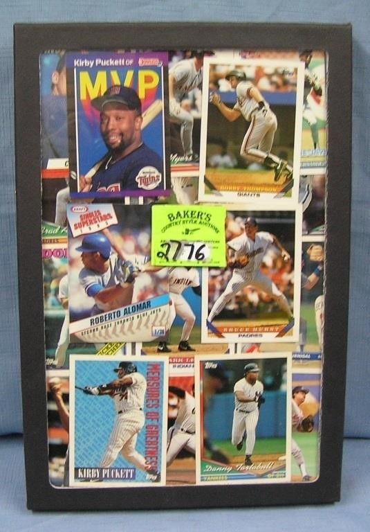 Collection of vintage all star baseball cards