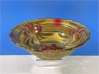 Antique 1900-1919 Goofus Glass Bowl