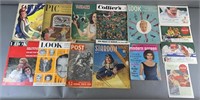 14pc 1940s-60s Magazines & Coca Cola Ads