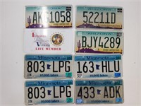 8 Modern License Plates