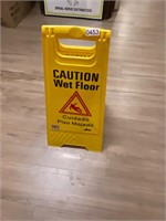 Caution sign - wet floor