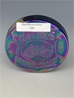 Haynes Blue Advertiser Paperweight