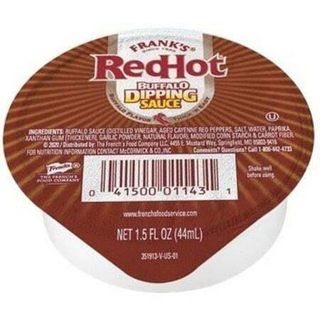 96PK CASE Frank's Redhot Buffalo Sauce Dip Cups