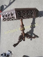 gorgeous antique table missing a leg