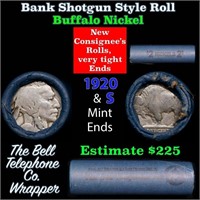 Buffalo Nickel Shotgun Roll in Old Bank Style 'Bel