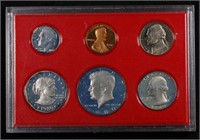 1980 United Stated Mint Proof Set 6 coins No Outer