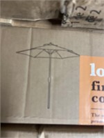 MM sunbrella 10ft aluminum scalloped unbrella
