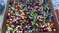Lot of cleary marbles