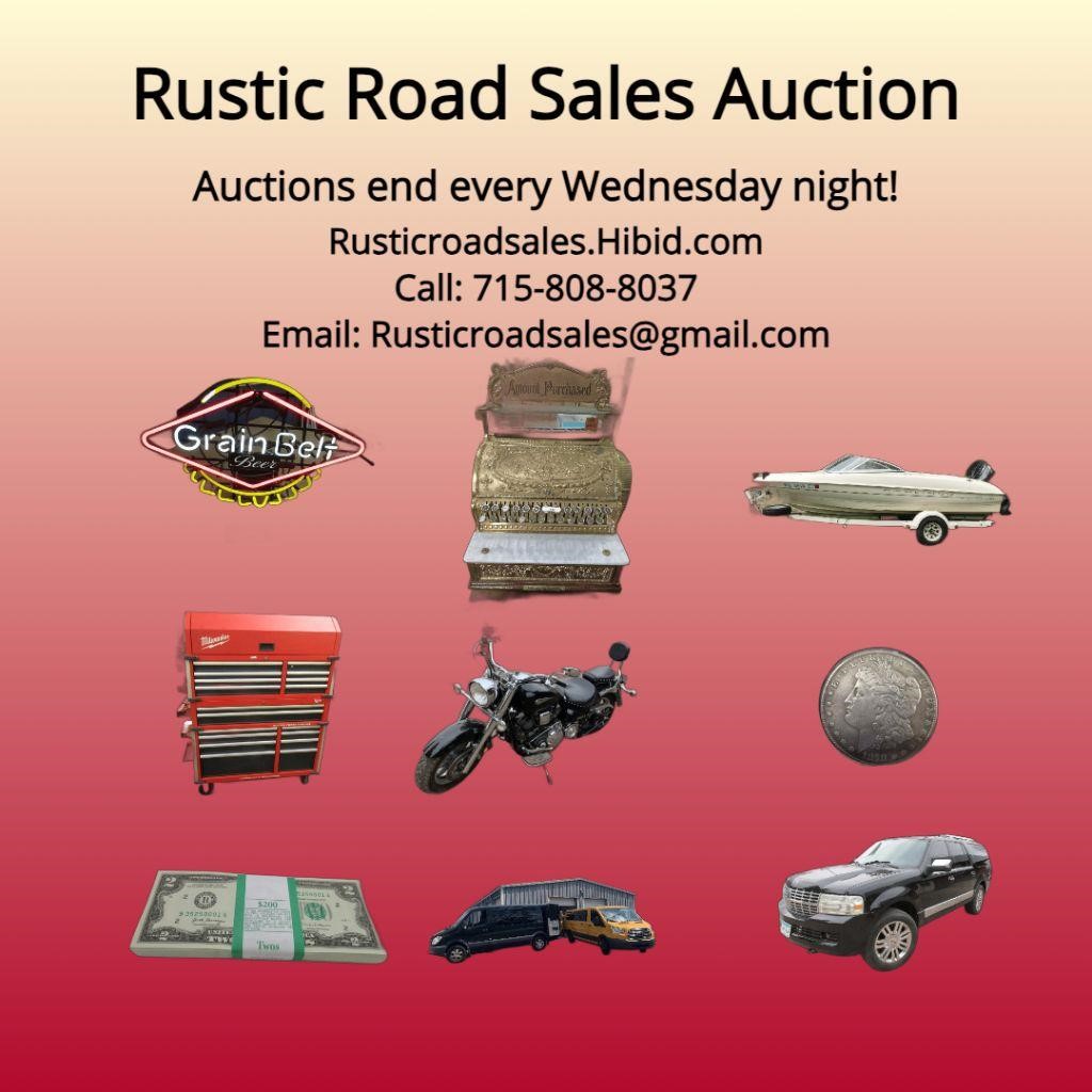 Vehicles, jewelry, and overstock Auction 2/1 - 2/7/2024
