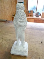Plaster Statue - 17" Tall