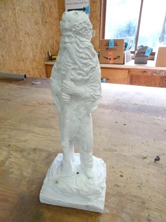 Plaster Statue - 17" Tall