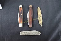 Schrade, Armex, Craftsman, Anvil Pocket Knives