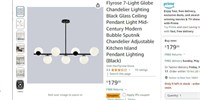 B139 Flyrose 7-Light Globe Chandelier Lighting