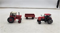 (3) IH 1/64 Tractors and Wagon