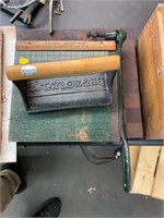 Vintage Bacon Press, Chess Board, and Cutter