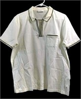 Prada Men’s Designer Half Zip Polo Shirt