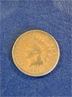 1881 Indian head penny